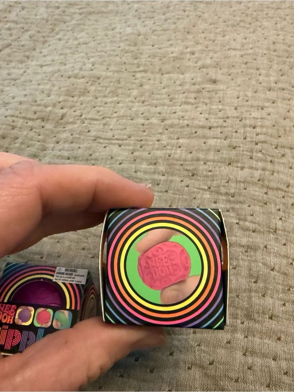 3 mini Needoh Ripples- Orange, green and purple - Picture 2 of 2